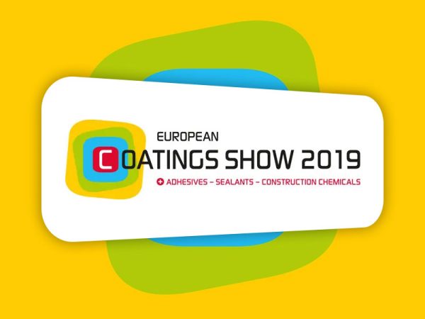 European Coating Show 19-21 MARZO 2019 VISITATECI Hall 6 – Stand 118
